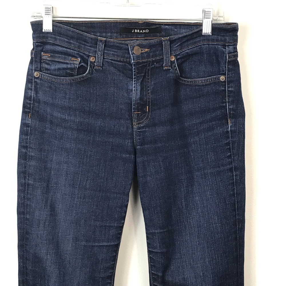 J. Brand Cigarette Leg Dark Vint Jeans Sz 27 - Picture 2 of 8